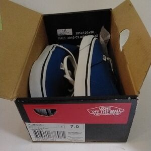 Vans Blue and White Sneakers